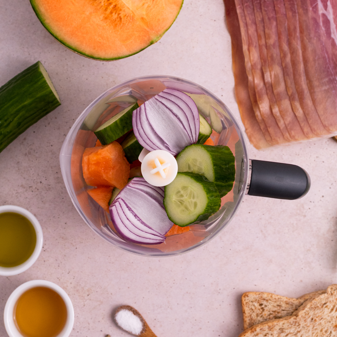 gazpacho de melon con jamon