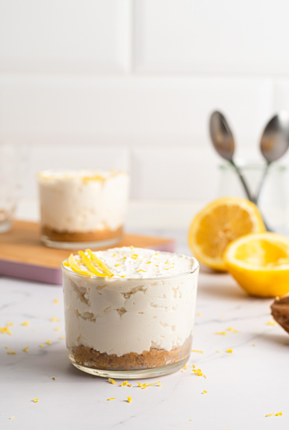 lemon cheesecake with Galbani cheese