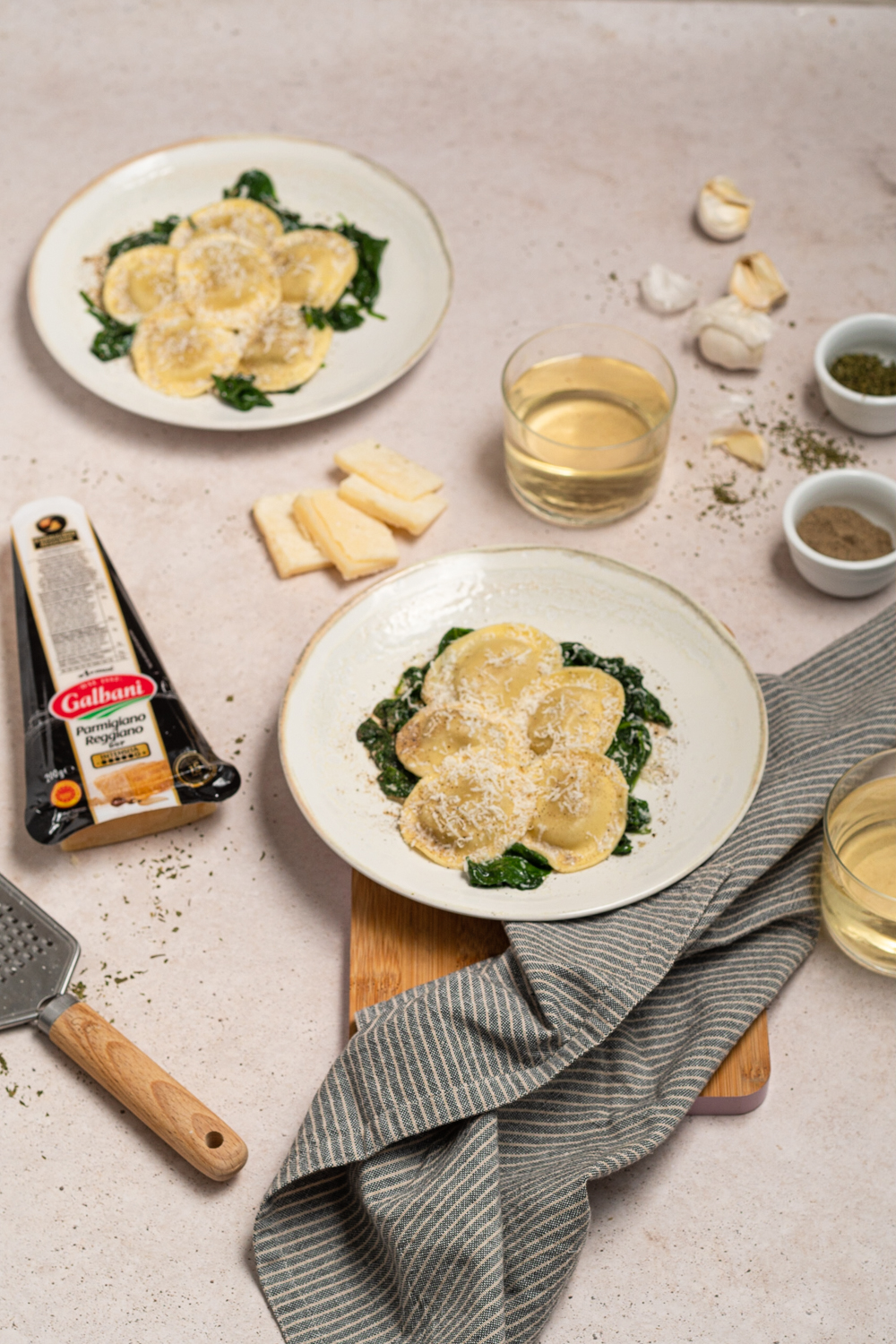 pasta with gabani cheese